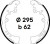 Колодки тормозные барабанные для автомобилей Toyota Hilux (05-) / Fortuner (15-) 295x62