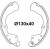 Колодки тормозные для автомобилей Nissan Serena (91-) / Prarie (98-) / Liberty (98-) барабанные