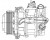 Компрессор кондиционера для автомобилей Range Rover Sport I (05-) 4.2i/4.4i