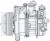 Компрессор кондиционера для автомобилей Mercedes-Benz E (W213) (16-)/GLC (X253) (15-) 2.0D