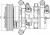 Компрессор кондиционера для автомобилей Peugeot Expert (K0) (16-)/Citroen Jumpy (K0) (16-) 1.6D/2.0D