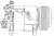 Компрессор кондиционера для автомобилей BMW X3 (F25) (10-)/X1 (F48) (15-) 2.0D (с эл. магн. муфтой)