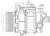 Компрессор кондиционера для автомобилей BMW X5 (E70) (06-) 3.0i (выпуск 2010-) (8PK)