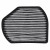 Фильтр для а/м Mercedes C W202 (93-)/E W210 (95-)/CLK C208 (97-) (салон. уголь.) (LCF 15208C)