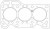 Прокладка ГБЦ для а/м Daewoo Matiz (98-)/Chevrolet Spark (05-) 0.8i [F8CV]