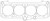 Прокладка ГБЦ для а/м VW Passat B3/B4 (88-)/Audi 80 B3 (86-)/100 C3 (88-) 1.8