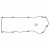 Прокладка клапанной крышки для а/м Nissan Almera N16 (00-)/Primera P12 (02-) 1.5i/1.8i