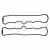 Прокладка клапанной крышки для а/м Opel Vectra B (95-)/Tigra (94-) 1.4i/1.6i (кмпл. 2шт.)