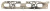 Прокладка коллектора для а/м Chevrolet Captiva C100 (10-)/Opel Antara (10-) 2.4i (выпуск.)