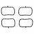 Прокладка коллектора для а/м Mitsubishi Outlander (06)/(12-) 2.0i/2.4i (впуск.) (4шт.)