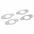 Прокладка коллектора для а/м VW Passat B3/B4 (88-)/Audi 80 (86-) 1.8i (4 шт.) (выпуск.)