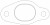 Прокладка коллектора для а/м VW Passat B3/B4 (88-)/Audi 80 (86-) 1.8i (4 шт.) (выпуск.)