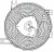 Электровентилятор кондиционера для автомобилей Toyota Land Cruiser Prado 150 (09-) 2.8D/3.0D/4.0i (с кожухом)