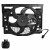 Электровентилятор кондиционера для автомобилей BMW 3 (E46) (98-) (с кожухом)