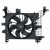 Электровентилятор охлаждения для автомобилей Duster (10-) A/C (с кожухом и резист.)