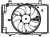 Электровентилятор охлаждения для автомобилей Nissan Juke (10-) 1.6i (с кожухом)