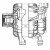 Генератор для автомобилей Chevrolet Onix (19-)/Tracker (19-) 1.2T 100A
