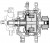 Генератор для автомобилей Hyundai Porter 2 (08-) с дв. D4CB 100A