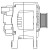 Генератор для автомобилей Renault Megane II (03-) 1.6i (с обгон. муфтой) 110A