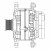 Генератор для автомобилей Renault Master II (01-) 2.5dCi/Laguna II (01-) 2.0i 150A
