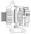 Генератор для автомобилей Ford Transit (00-) 2.0TDCI 105A