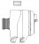 Генератор для автомобилей Land Rover Range Rover IV (12-) 5.0i/Range Rover Sport (13-) 3.0i 180A
