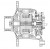 Генератор для автомобилей Volvo FH II (12-) с дв. D13C460/FM (05-) с дв. D13A400 150A