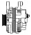 Генератор для автомобилей Mitsubishi Pajero Sport (98-) 3.0i/Pajero II (97-) 3.0i/3.5i 85A