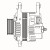 Генератор для автомобилей Mitsubishi L200 (06-) 2.5TD 90A