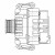 Генератор для автомобилей Mercedes-Benz GLE C292/W166 (15-)/GL X166 (15-) 3.0i 200A