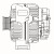 Генератор для автомобилей Mercedes-Benz E W210 (95-) 2.4i/2.8i/3.2i/E W211 (02-) 2.6i 120A