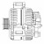 Генератор для автомобилей Mercedes-Benz E W211 (02-) 2.6i/3.2i/S W220 (98-) 3.2i/5.0i 150A