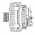 Генератор для автомобилей VAG A4 B6 (00-) 1.8T/2.0i 150A