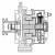 Генератор для автомобилей VAG Passat B3/B4 (88-)/100 (90-)/80 (91-)1.8i/2.0i 90A