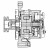 Генератор для автомобилей VAG Passat B3/B4 (88-)/80 (86-)/100 (85-) 1.8i/2.0i 65A