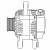 Генератор для автомобилей Toyota Land Cruiser Prado J12 (02-) 2.7i 80A