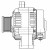 Генератор для автомобилей Toyota Hilux (07-) 2.5D/Land Cruiser Prado J12 (02-) 3.0D 80A