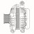 Генератор для автомобилей Lexus LX (07-) 5.7i/Toyota Land Cruiser 200 (07-) 4.6i 180A