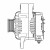 Генератор для автомобилей Toyota Land Cruiser 90 (95-) 2.7i 70A