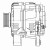 Генератор для автомобилей Opel Corsa D (06-) 1.0i/1.2i/1.4i/Astra H (04-) 1.4i 120A