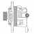 Генератор для автомобилей Subaru Forester SG (02-)/Impreza GH (02-) 2.0T/2.5i 80A