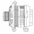 Генератор для автомобилей Mazda CX-7 (07-) 2.3i/2.5i 110A
