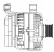 Генератор для автомобилей BMW 5 E60 (01-) 2.2i/2.5i/3.0i/X3 E83 (03-) 2.5i/3.0i 155A