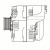 Генератор для автомобилей BMW X1 F48 (14-)/X3 F25 (14-) 2.0D 210A