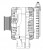 Генератор для автомобилей Chery Tiggo 8 (18-)/Tenet T4 (24-) 1.5T 140A