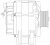 Генератор для автомобилей Sitrak C7H/Howo T5G с дв. MC11/MC13 80A