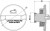 Крышка (пробка) расширительного бачка для а/м Mercedes-Benz Sprinter (906) (06-)/Vito (W639) (03-) 1.4 bar