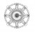 Муфта вязкостная для автомобилей Toyota Land Cruiser Prado 120 (02-) 4.0i (без крыльчатки)