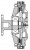 Муфта вязкостная для автомобилей FAW J6 (CA4180) (14-) 11D (без крыльчатки) d 230 мм.