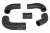 Патрубки охлаждения для автомобилей ГАЗ 3302 (406) (EPDM, кмпл., 5шт.)